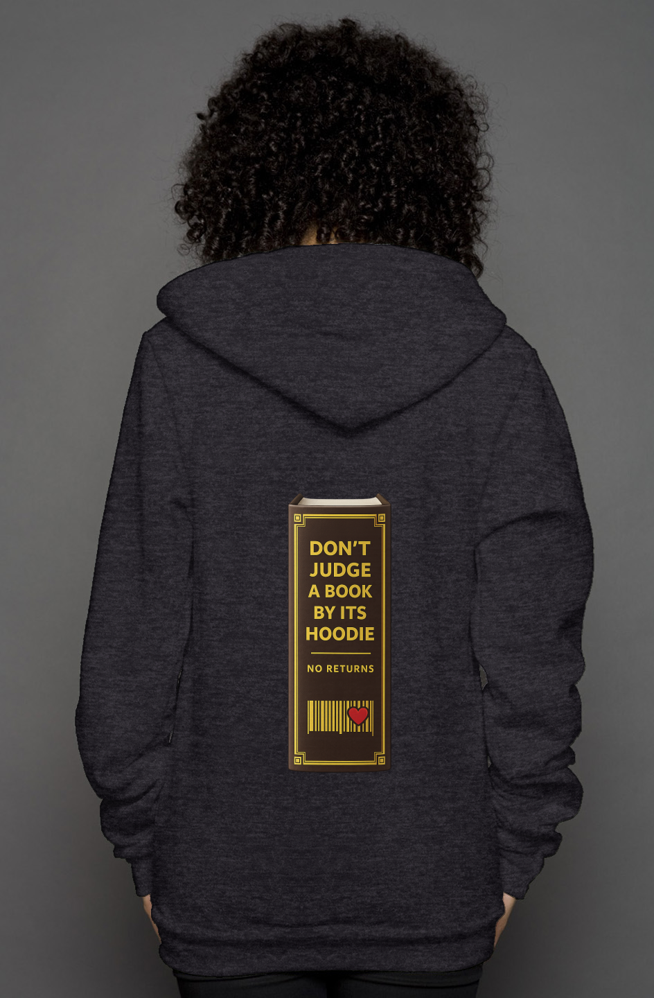 unisex heather zip hoody